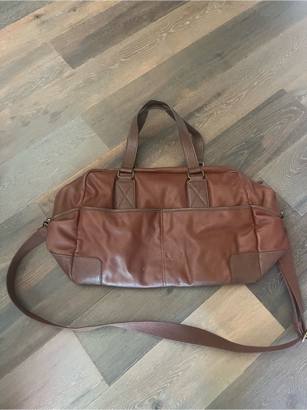 Aldo Chestnut Brown Travel Duffel Bag